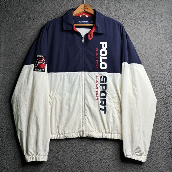 Polo by Ralph Lauren Other - Vintage POLO SPORT Ralph Lauren Jacket Windbreaker Stadium Mens Medium